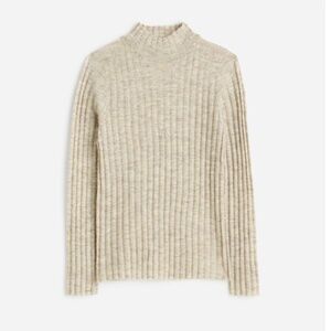 Alpaca-Blend Mockneck Sweater